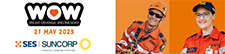 A thumbnail of an email signature banner with stylised text of W O W above Wear Orange Wednesday and 21 May 2025 on the left and on the right two images of SES volunteers in orange uniforms.